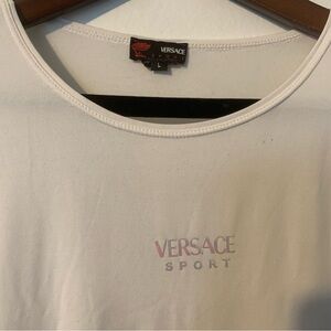 Versace Sport White Tee for Men